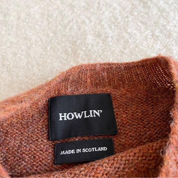 Howlin brown textured wool sweater - Picture 5 of 14
